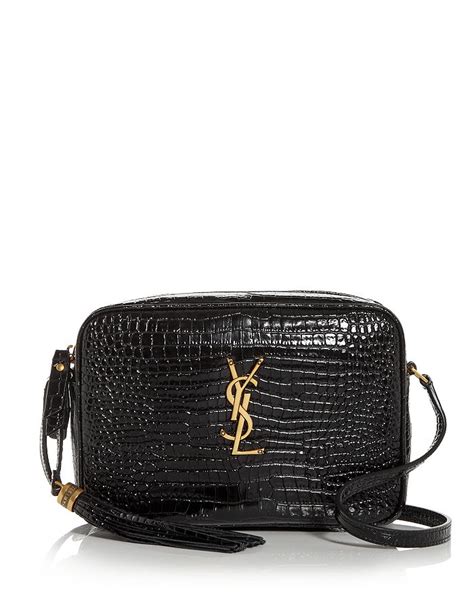 ysl camera bag croc embossed|Saint Laurent Lou Camera Bag In Crocodile.